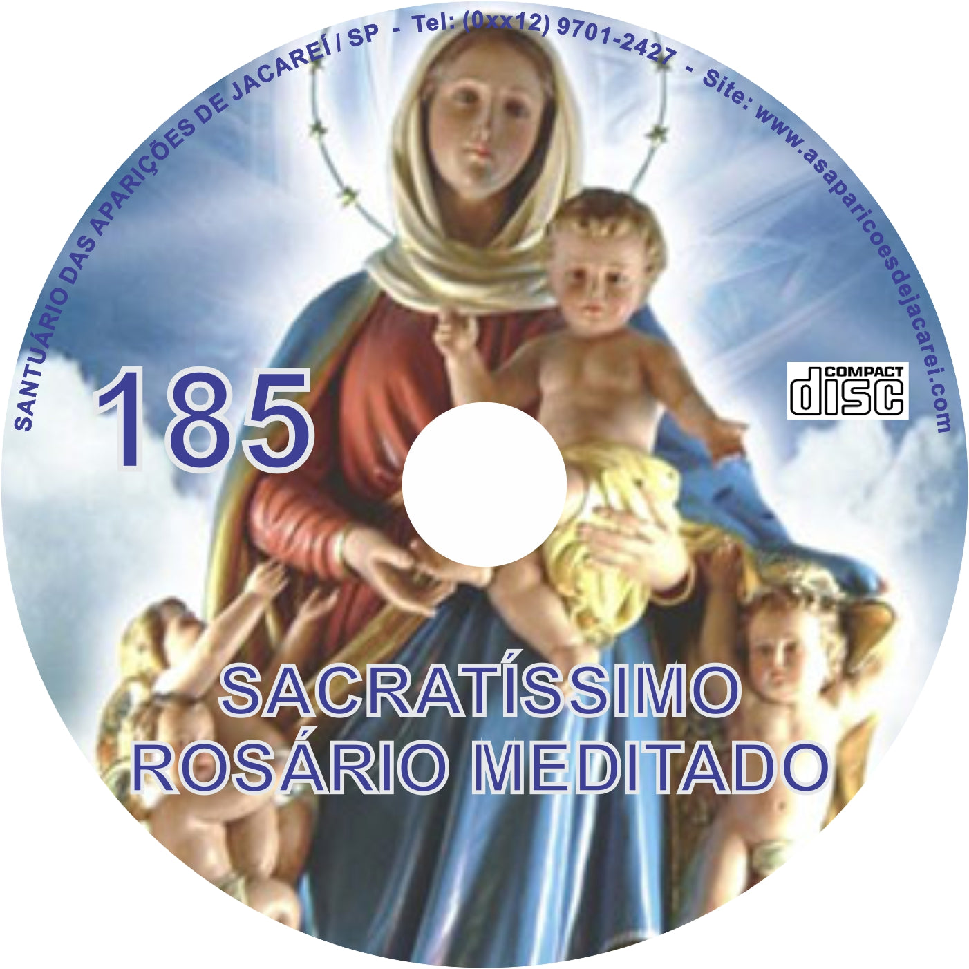 CD Rosário Meditado 185 CD Rosário Meditado 185